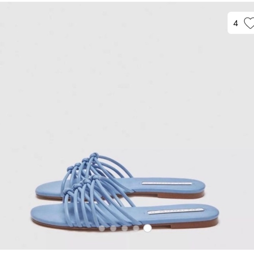 ZARA Tubular Flat Sandals - Picture 5 of 7